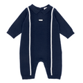 Navy Knitted Romper - Blues Baby