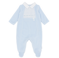 Babysuit Velour Blue - Blues Baby