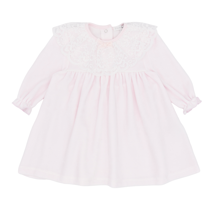 Dress Light Pink Velour - Blues Baby