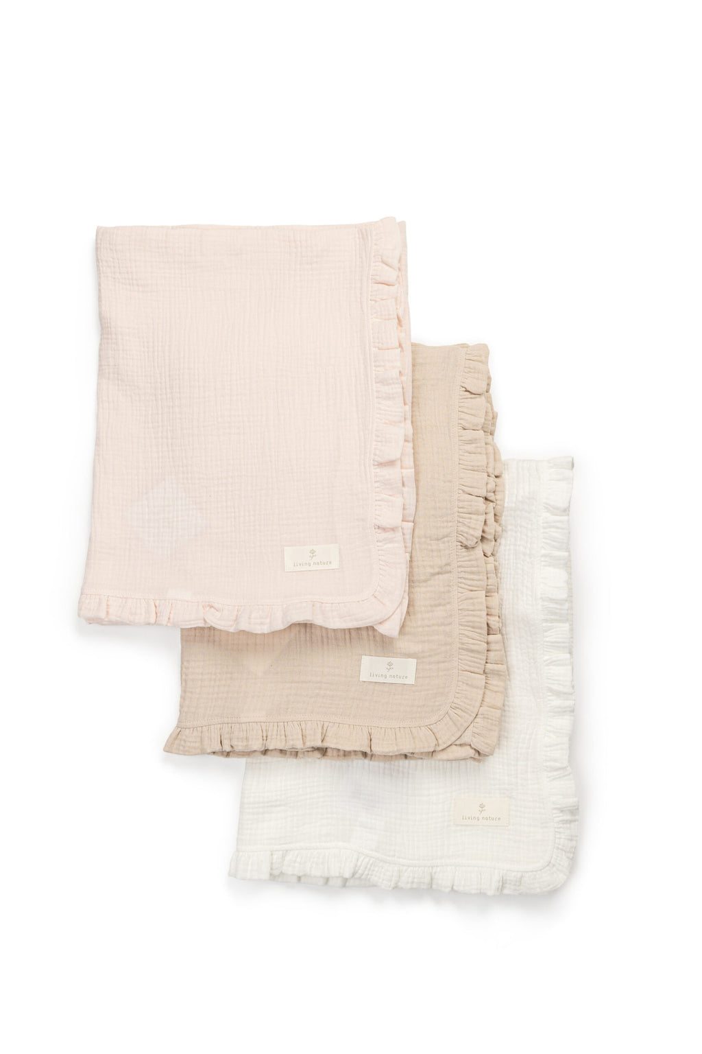 Personalisatie Deken Delphine Peachy Pink - Living Nature