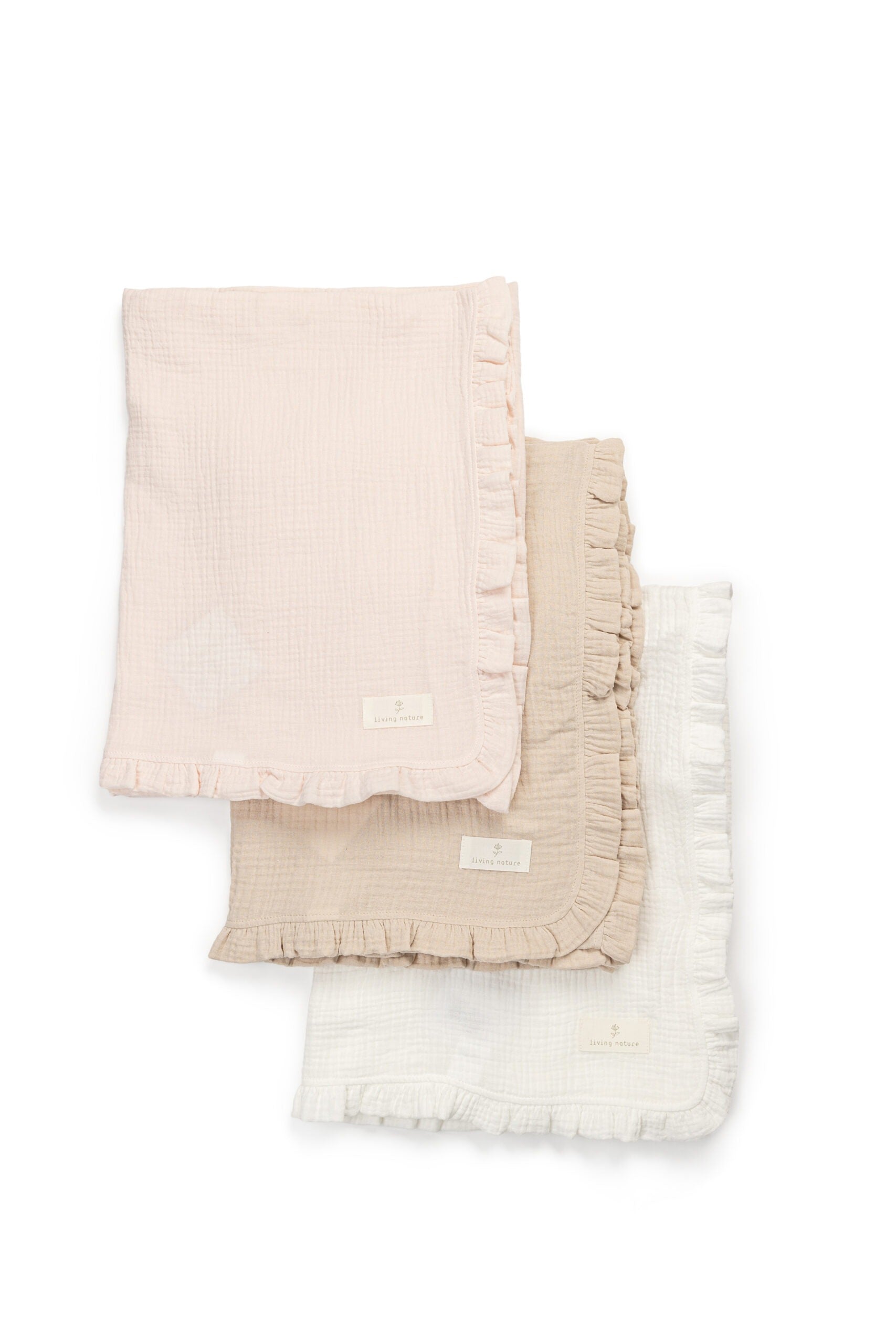 Personalisatie Deken Delphine Peachy Pink - Living Nature