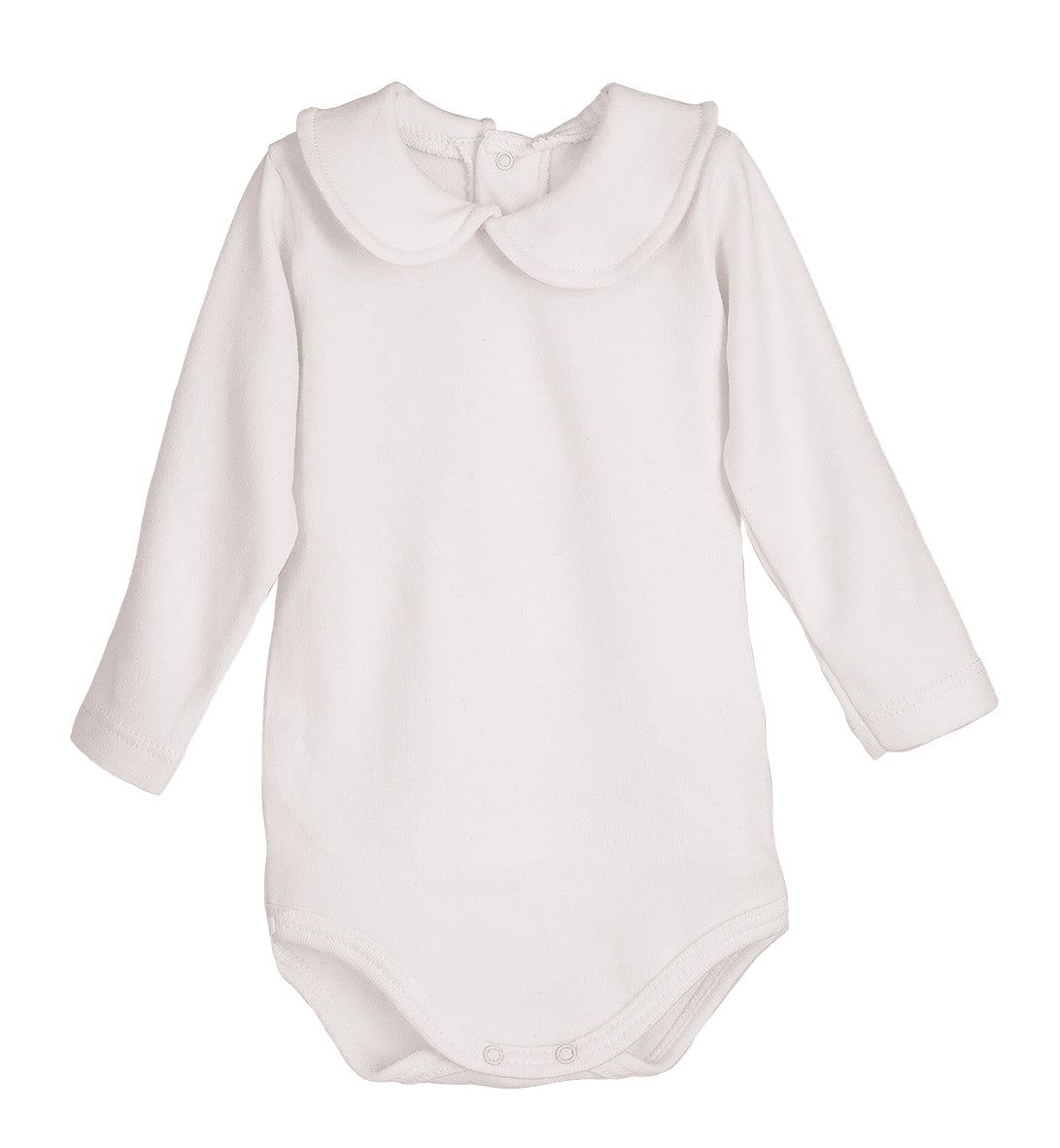 Personalisatie Romper White Collar Long - Calamaro
